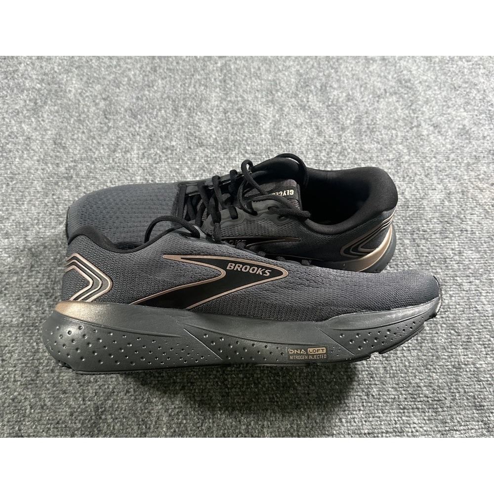 Brooks Glycerin 21 Men's Size 13 D Gray Black Athletic Running Athletic Sneakers